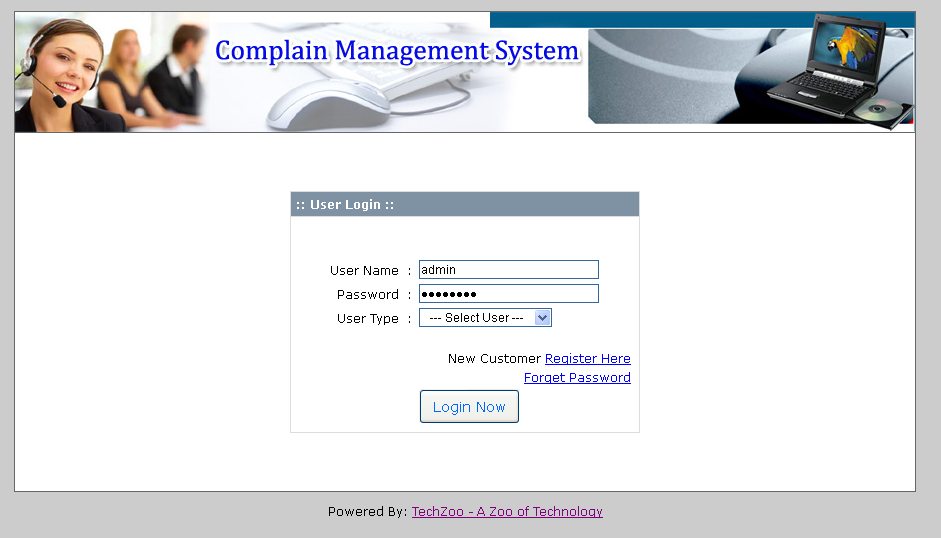 Download web tool or web app Complain Management System Download web tool or web app Complain Management System
