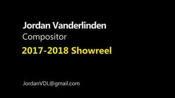 Free download Compositing Showreel - Jordan Vanderlinden - 2017-2018 video and edit with RedcoolMedia movie maker MovieStudio video editor online and AudioStudio audio editor onlin