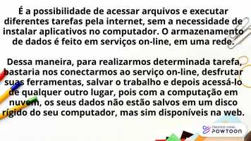 Free download Computao em Nuvem 1 video and edit with RedcoolMedia movie maker MovieStudio video editor online and AudioStudio audio editor onlin