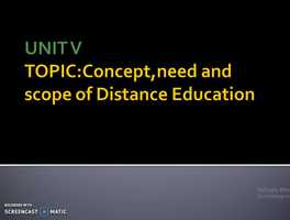 Free download concept, need and scope of Distance education video and edit with RedcoolMedia movie maker MovieStudio video editor online and AudioStudio audio editor onlin
