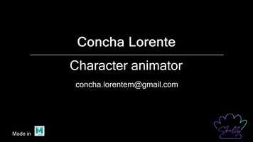 Free download ConchaLorente_Animation.mp4 video and edit with RedcoolMedia movie maker MovieStudio video editor online and AudioStudio audio editor onlin