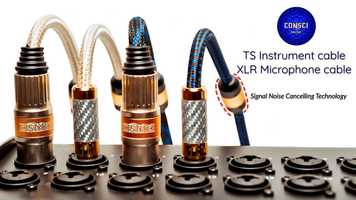 Free download Consci Music Cables Kickstarter Campaign Video, XLR Microphone cables, TS Instrument Cables video and edit with RedcoolMedia movie maker MovieStudio video editor online and AudioStudio audio editor onlin