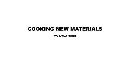 Free download cooking new materials by Youyang Song video and edit with RedcoolMedia movie maker MovieStudio video editor online and AudioStudio audio editor onlin