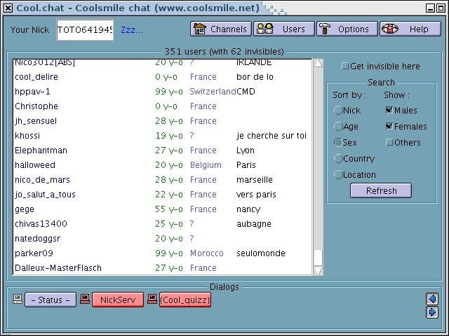 Download web tool or web app Coolsmile IRC Client Download web tool or web app Coolsmile IRC Client