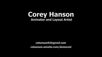 Free download Corey Hanson Animation and Layout Demo Reel 2020 video and edit with RedcoolMedia movie maker MovieStudio video editor online and AudioStudio audio editor onlin