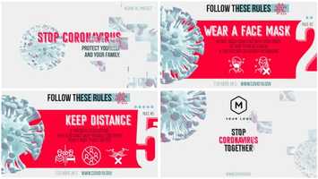 Free download Coronavirus Stop - Protection Rules | After Effects Project Files - Videohive template video and edit with RedcoolMedia movie maker MovieStudio video editor online and AudioStudio audio editor onlin