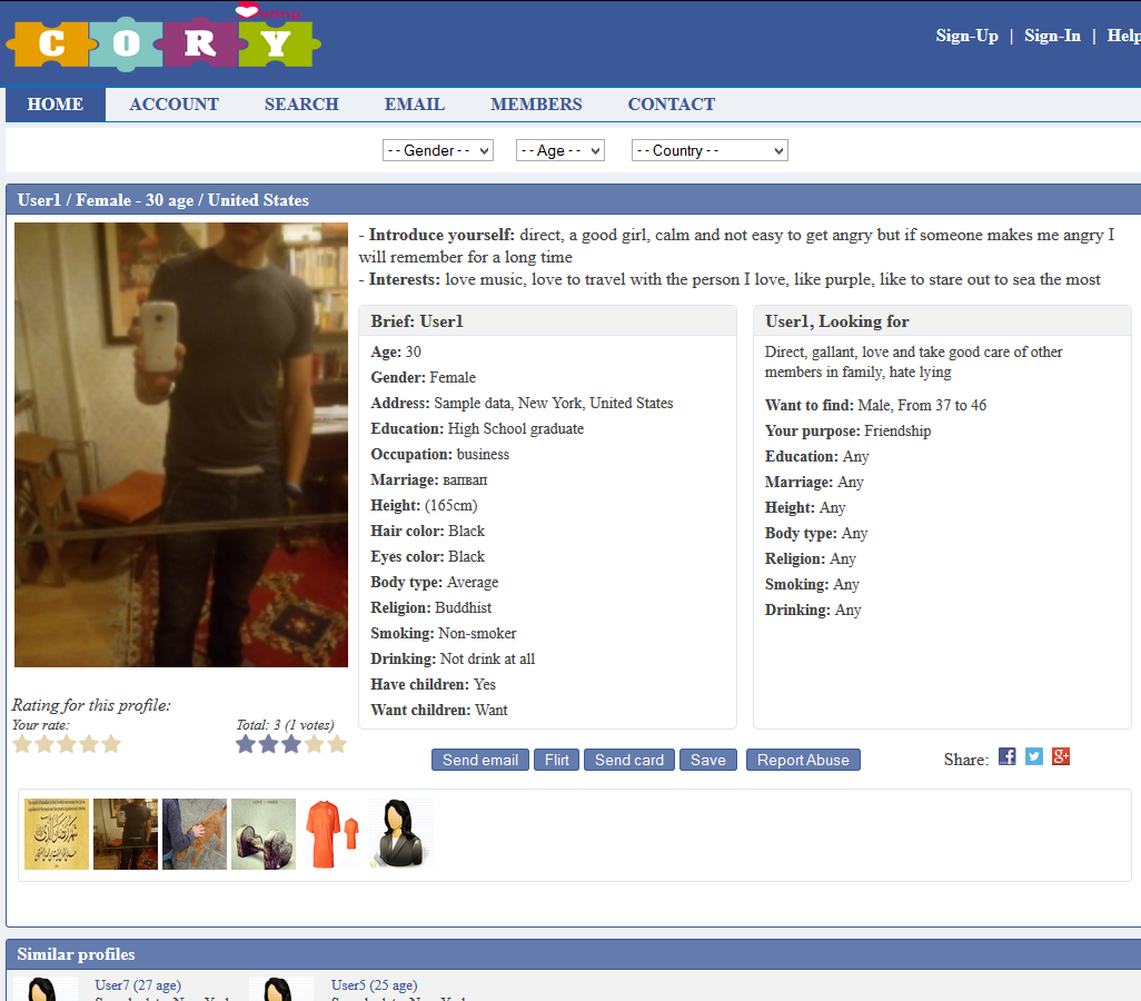Download web tool or web app Cory Dating script Download web tool or web app Cory Dating script