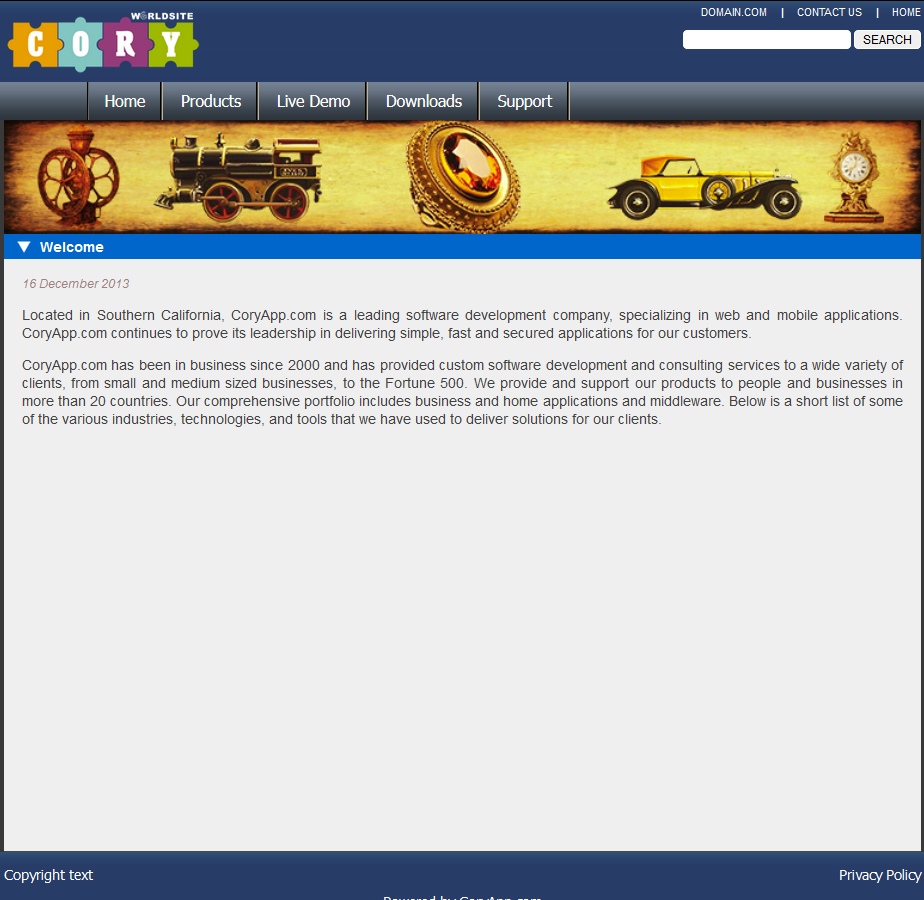 Download web tool or web app Cory World Site Download web tool or web app Cory World Site