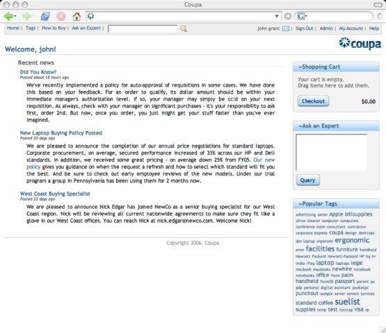 Download web tool or web app Coupa e-Procurement