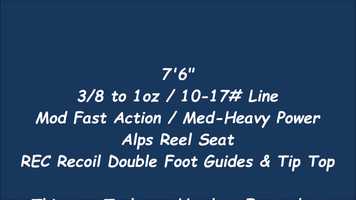 Free download CRB 76 Med-Heavy Rod - IS761MH video and edit with RedcoolMedia movie maker MovieStudio video editor online and AudioStudio audio editor onlin