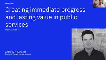 Free download Creating better public services for the future requires immediate progress today  Anthony McGinness video and edit with RedcoolMedia movie maker MovieStudio video editor online and AudioStudio audio editor onlin
