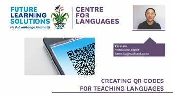 Free download Creating QR Codes for Language Teaching | Future Learning Solutions video and edit with RedcoolMedia movie maker MovieStudio video editor online and AudioStudio audio editor onlin