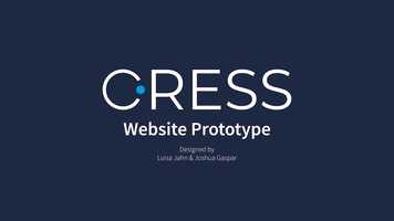 Free download CRESS Prototype Showcase.mp4 video and edit with RedcoolMedia movie maker MovieStudio video editor online and AudioStudio audio editor onlin