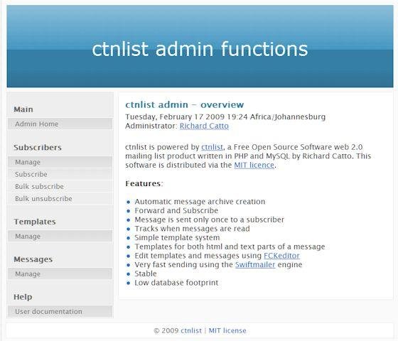 Download web tool or web app ctnlist