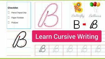 Free download Cursive writing A to Z capitals video and edit with RedcoolMedia movie maker MovieStudio video editor online and AudioStudio audio editor onlin