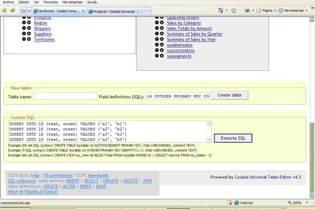 Download web tool or web app CUTE, Cooled Universal ASP Table Editor Download web tool or web app CUTE, Cooled Universal ASP Table Editor