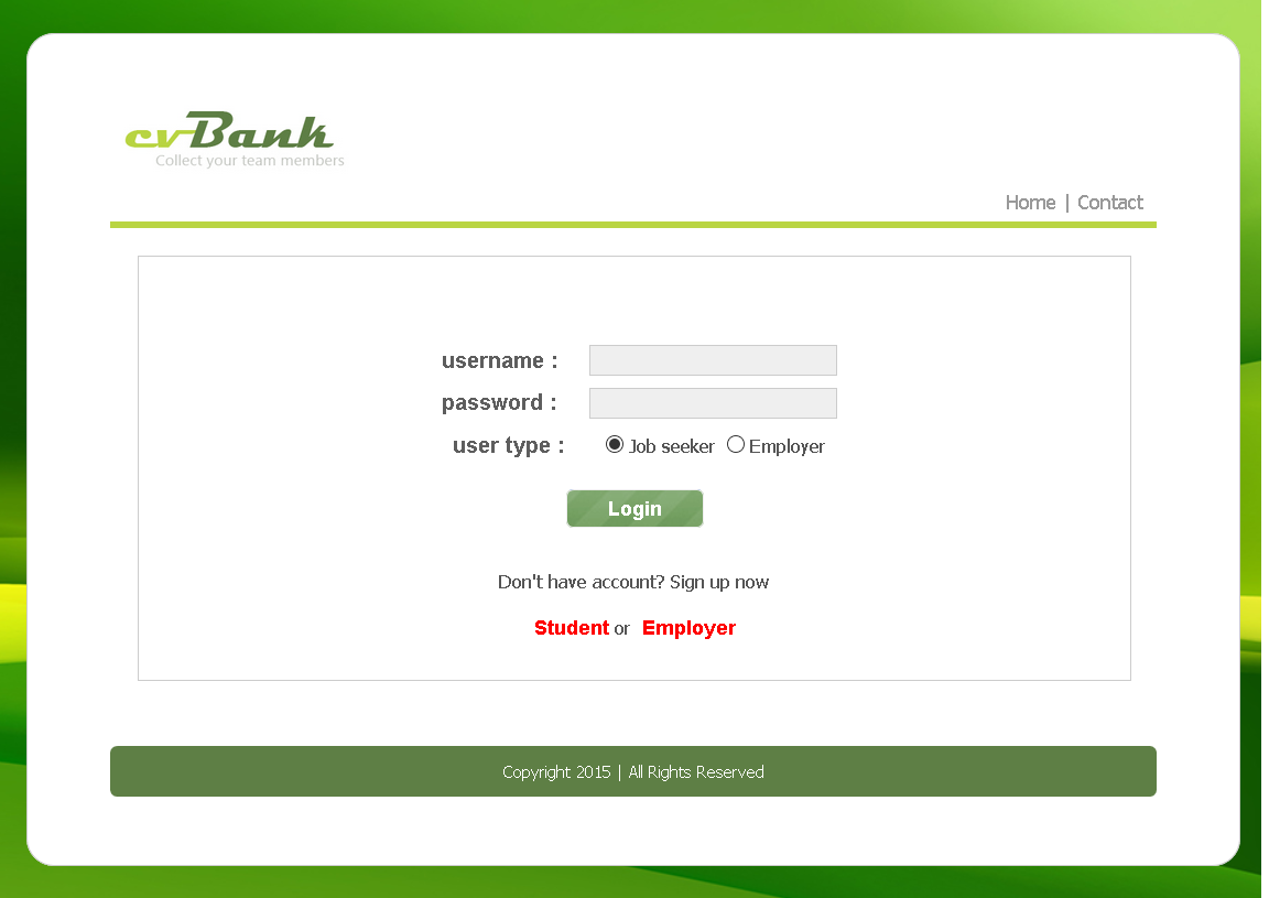 Download web tool or web app CV bank (Curriculum vitae repository)