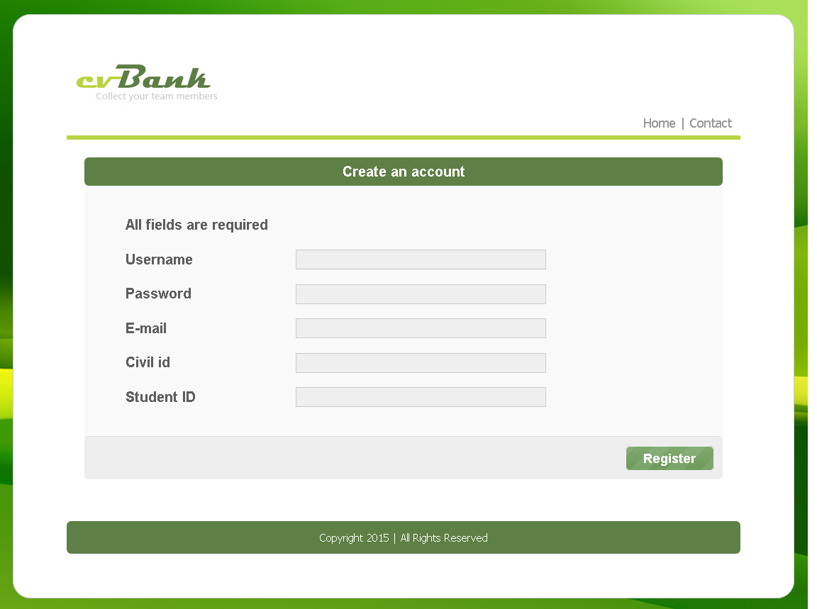 Download web tool or web app CV bank (Curriculum vitae repository)