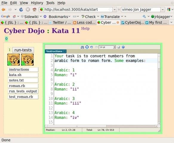 Download web tool or web app CyberDojo