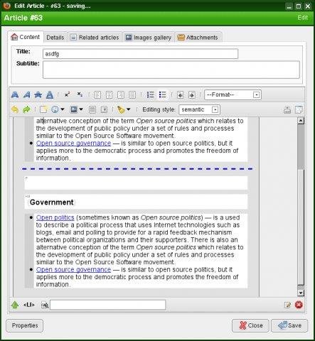 Download web tool or web app Cyclone3 - XUL/Perl CMS Framework