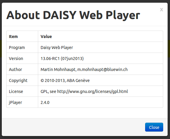 Download web tool or web app Daisy Web Player Download web tool or web app Daisy Web Player