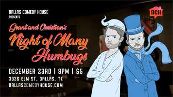 Free download Dallas Comedy House | Grant and Christians Night of Many Humbugs Promo video and edit with RedcoolMedia movie maker MovieStudio video editor online and AudioStudio audio editor onlin