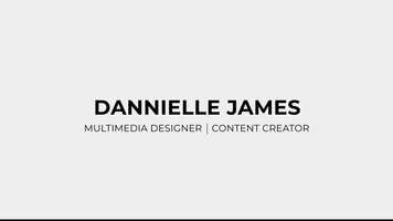 Free download Dannielle James: Multimedia Designer  Content Creator -Demo Reel (Winter 2020) video and edit with RedcoolMedia movie maker MovieStudio video editor online and AudioStudio audio editor onlin