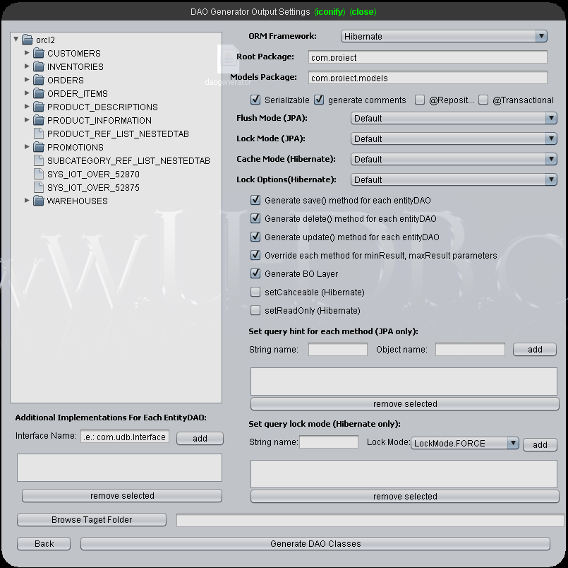 Download web tool or web app daogenerator Download web tool or web app daogenerator