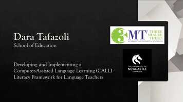 Free download Dara Tafazoli_3MT Developing and Implementing a Computer-Assisted Language Learning (CALL) Literacy Framework for Language Teach video and edit with RedcoolMedia movie maker MovieStudio video editor online and AudioStudio audio editor onlin