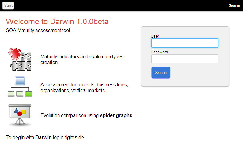 Download web tool or web app Darwin (SOA-Evolution)