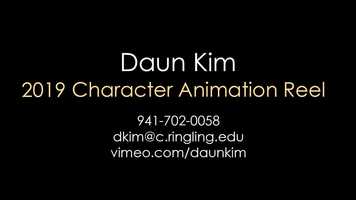 Free download Daun Kim 2019 Character Animation Reel video and edit with RedcoolMedia movie maker MovieStudio video editor online and AudioStudio audio editor onlin