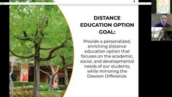 Free download Dawsons Distance Education Option Coffee Chat: July 27, 2020 video and edit with RedcoolMedia movie maker MovieStudio video editor online and AudioStudio audio editor onlin