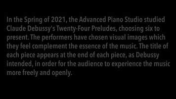 Free download Deerfield Piano Studio - Debussy Preludes video and edit with RedcoolMedia movie maker MovieStudio video editor online and AudioStudio audio editor onlin