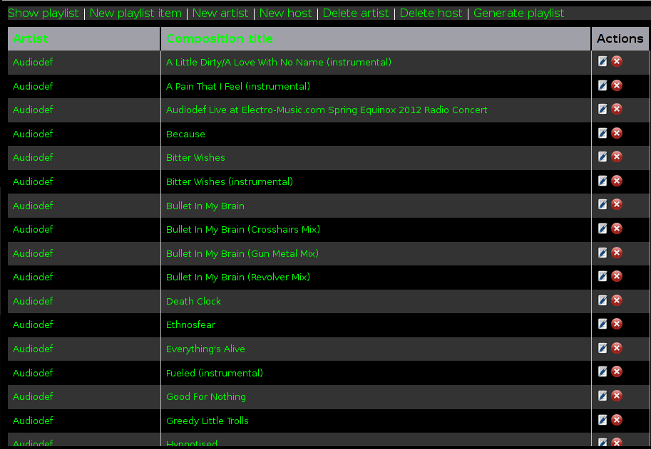 Download web tool or web app Def Playlist Manager