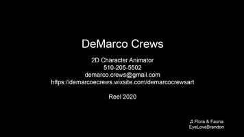Free download DeMarco Crews Animation Reel 2020 video and edit with RedcoolMedia movie maker MovieStudio video editor online and AudioStudio audio editor onlin