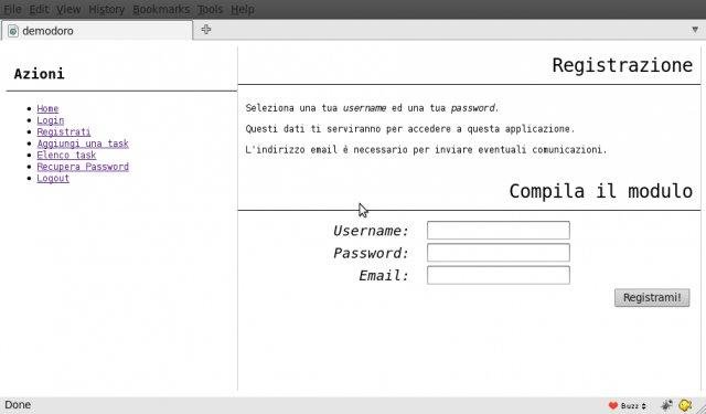 Download web tool or web app demodoro
