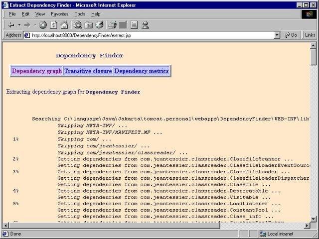 Download web tool or web app Dependency Finder Download web tool or web app Dependency Finder