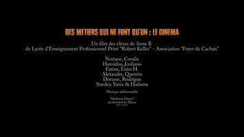 Free download Des mtiers qui ne font quun, le Cinma video and edit with RedcoolMedia movie maker MovieStudio video editor online and AudioStudio audio editor onlin