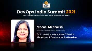 Free download DevOps versus other IT Service Management Frameworks: An Overview By Meenal Meenakshi video and edit with RedcoolMedia movie maker MovieStudio video editor online and AudioStudio audio editor onlin