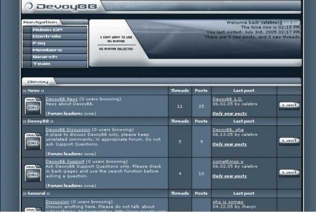 Download web tool or web app DevoyBB