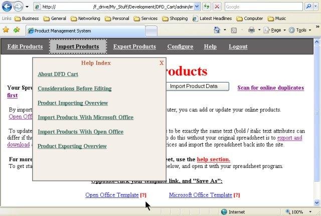 Download web tool or web app DFD Cart Download web tool or web app DFD Cart