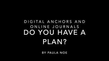 Free download Digital Anchors and Online Journals... Do You Have a Plan? video and edit with RedcoolMedia movie maker MovieStudio video editor online and AudioStudio audio editor onlin
