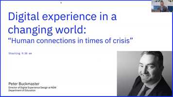 Free download Digital experience in a changing world  Peter Buckmaster, Director of Digital Experience Design at NSW Department of Education video and edit with RedcoolMedia movie maker MovieStudio video editor online and AudioStudio audio editor onlin