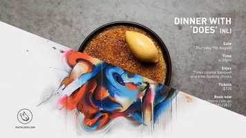 Free download Dinner with DOES | invitation promo for DIGITAL DOES video and edit with RedcoolMedia movie maker MovieStudio video editor online and AudioStudio audio editor onlin