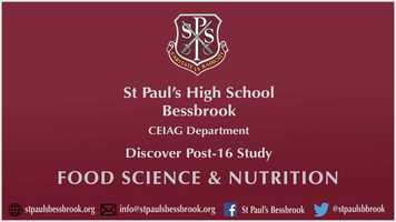 Free download Discover Post-16 Food Science  Nutrition at St Pauls video and edit with RedcoolMedia movie maker MovieStudio video editor online and AudioStudio audio editor onlin