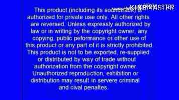 Free download Disney Blue Warning Screen (2003-2005) Remake DVD Version video and edit with RedcoolMedia movie maker MovieStudio video editor online and AudioStudio audio editor onlin