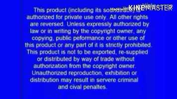 Free download Disney Blue Warning Screen (2008) Remake Version video and edit with RedcoolMedia movie maker MovieStudio video editor online and AudioStudio audio editor onlin