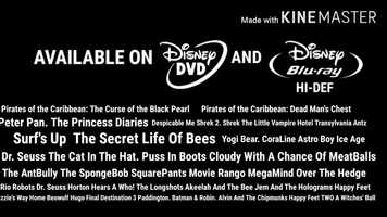Free download Disney DVD and Blu ray Trailer video and edit with RedcoolMedia movie maker MovieStudio video editor online and AudioStudio audio editor onlin