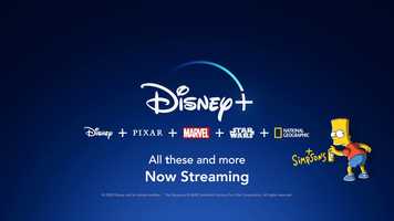 Free download Disney+ Simpsons TV Spot video and edit with RedcoolMedia movie maker MovieStudio video editor online and AudioStudio audio editor onlin