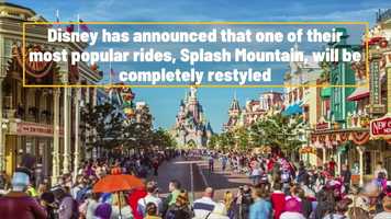 Free download Disney To Restyle Splash Mountain After Public Outcry video and edit with RedcoolMedia movie maker MovieStudio video editor online and AudioStudio audio editor onlin